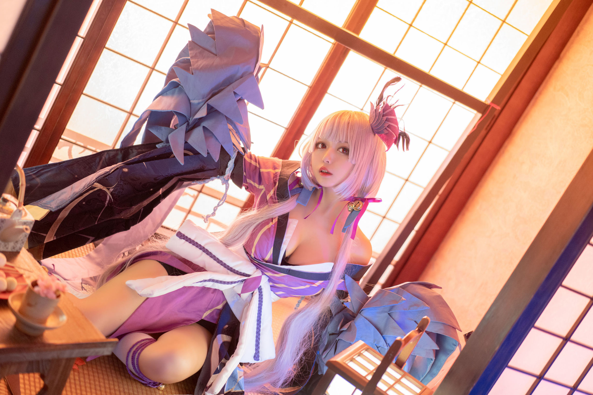 [Cosplay写真]大眼萌妹黑猫猫OvO以津真天插图6